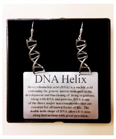 DNA Earrings (Pewter) sterling silver leverbacks $16.80 Earrings