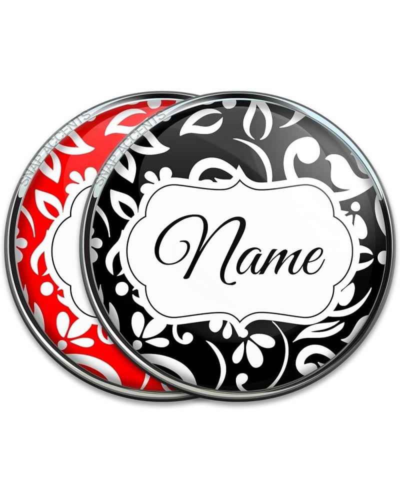 Choose a Color | Personalized Snap Jewelry Ginger Charm Custom Name 18MM Button Fits Necklaces, Bracelets, Keychains, Rings (...