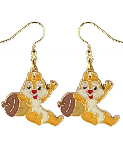 Merchandise Gift for Women Chip Dale Lovers Gift Squirrel Earring Cartoon Character Gift WDW Fans Gift For Best Friends Girl ...