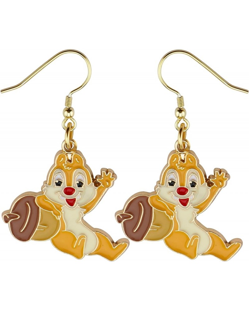 Merchandise Gift for Women Chip Dale Lovers Gift Squirrel Earring Cartoon Character Gift WDW Fans Gift For Best Friends Girl ...