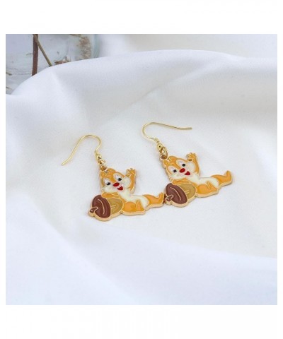 Merchandise Gift for Women Chip Dale Lovers Gift Squirrel Earring Cartoon Character Gift WDW Fans Gift For Best Friends Girl ...