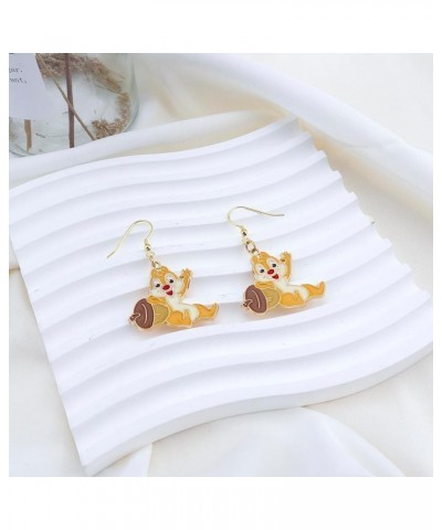 Merchandise Gift for Women Chip Dale Lovers Gift Squirrel Earring Cartoon Character Gift WDW Fans Gift For Best Friends Girl ...