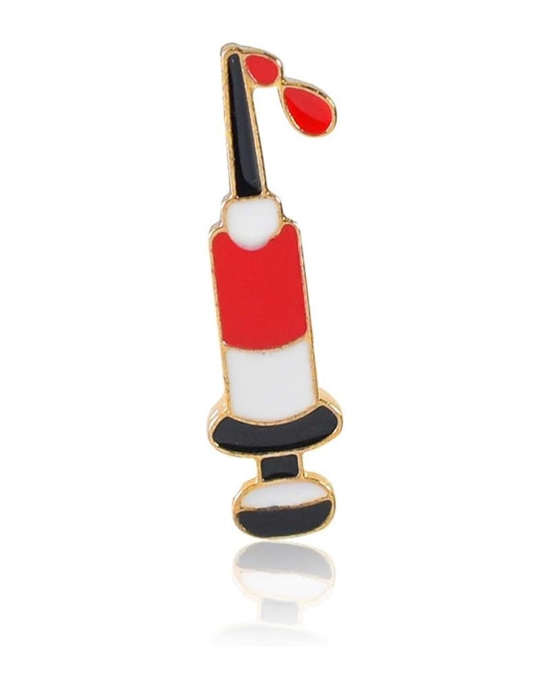 Enamel Medical Syringe Brooch Lapel Pin Fashion Jewelry Gift for Doctor Nurse $3.60 Brooches & Pins