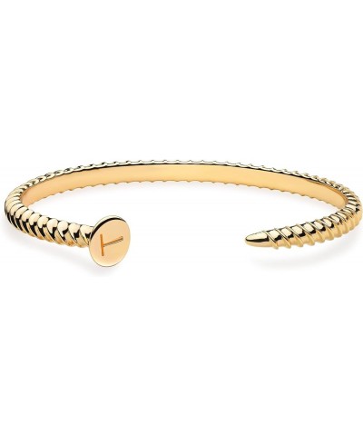 Gold Cuff Nail Bracelet for Women Bangle Bracelets Adjustable Open Wrap Letter Bracelet Love Friendship Gift T $11.59 Bracelets