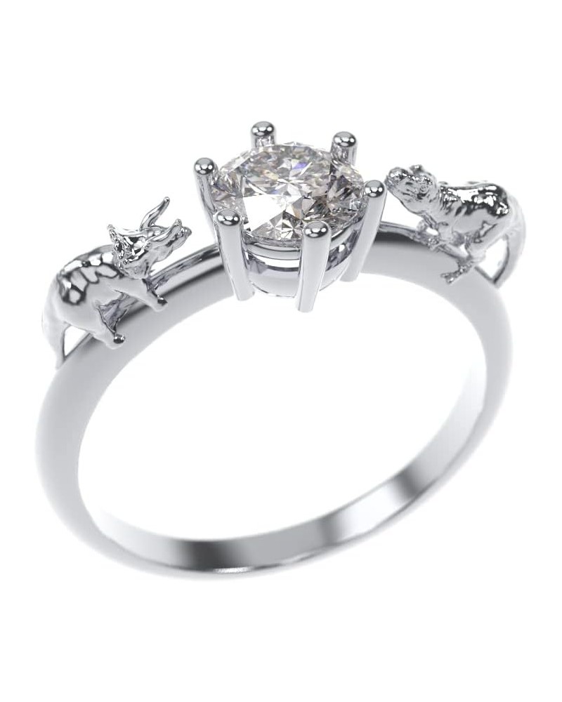 Dinosaur Engagement Ring Sterling Silver Dinosaur Ring $103.36 Others