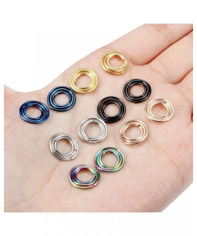 18G 20G 22G Nose Rings Hoops for Women Men 316L Stainless Surgical Steel Lip Septum Rings Helix Tragus Cartilage Earring Hoop...