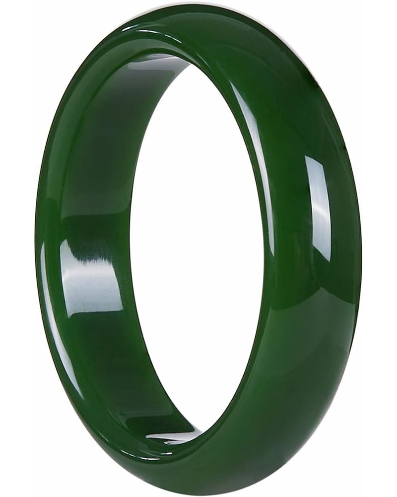 Medium Size 60mm Jade Bangle Bracelet for Women, Good Luck Gifts WAI-1001 60-61mm/110-132lb $24.29 Bracelets