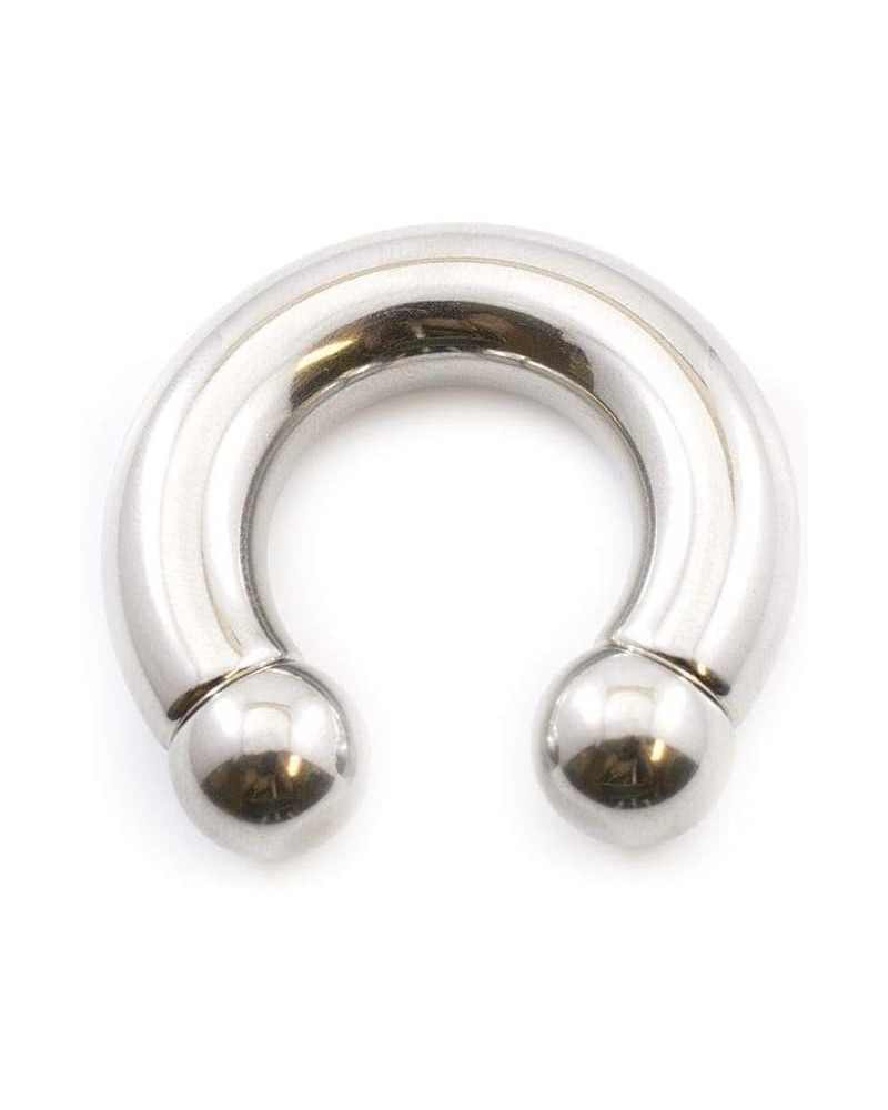 Horseshoe Prince Albert Ring Internally Threaded surgical Steel 0g 00g 00 Gauge 15mm $9.13 Body Jewelry