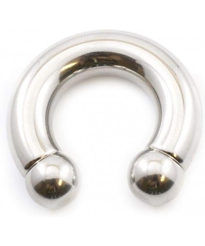 Horseshoe Prince Albert Ring Internally Threaded surgical Steel 0g 00g 00 Gauge 15mm $9.13 Body Jewelry