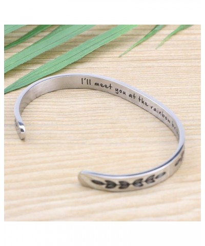 ???????? ???????? for Women In Memory of Jewelry Gift Sympathy Remembering Loss of One You Loved Cuff Bracelets I'll meet You...