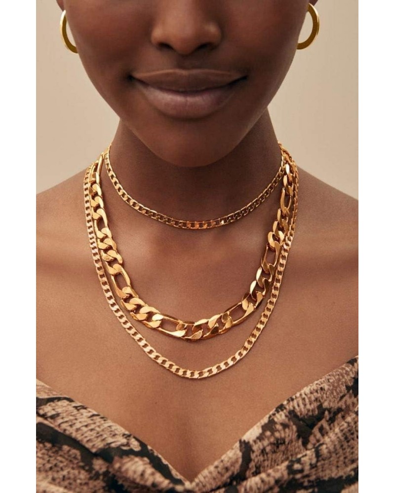 Layered Gold Necklaces Fashion Choker Necklace Exquisite Chain for Women and Girls $6.33 Necklaces