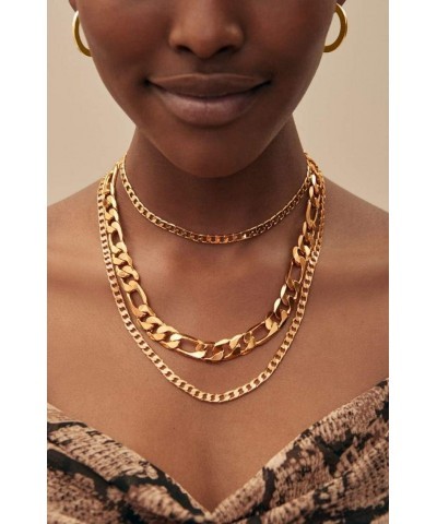 Layered Gold Necklaces Fashion Choker Necklace Exquisite Chain for Women and Girls $6.33 Necklaces