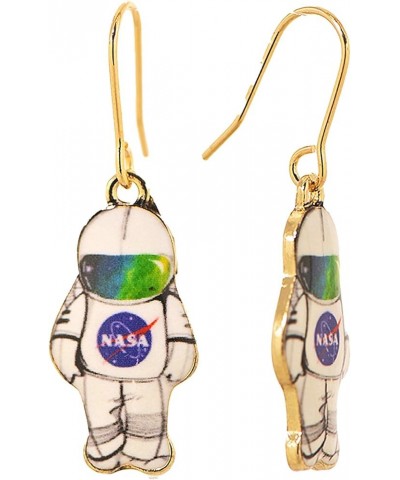 Spinningdiasy Across Universe Astronaut Earrings | For Aspiring Science Nerds White $7.94 Earrings