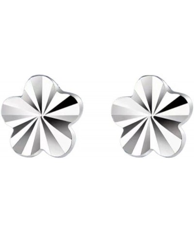 S999 Sterling Silver Bow Stud Earrings for Women Girls Pearl Heart Bowknot Leaf Clover Earrings Drops Four Leaf Clover S $9.5...