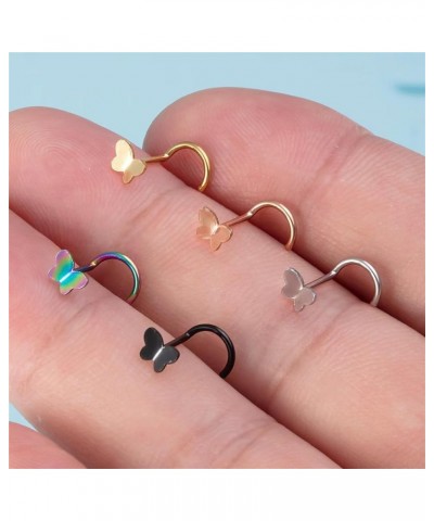 Lip Rings for Women Lip Piercing Jewelry 16G Nose Rings Hoops Nose Ring Surgical Steel Nose Piercing jewelry for Women Men No...