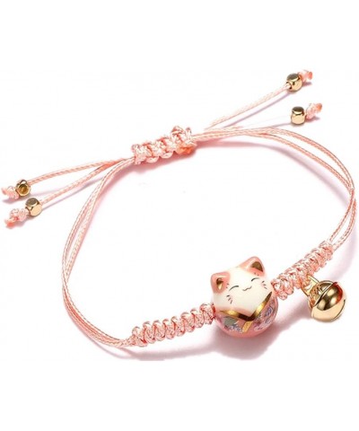 3 color ceramic beads lucky cat lucky cat bracelet adjustable suitable for Valentine's Day, Thanksgiving Day, Mother's Day fo...