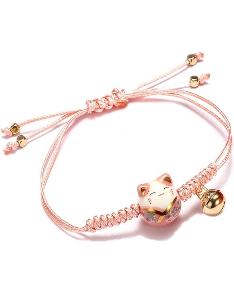 3 color ceramic beads lucky cat lucky cat bracelet adjustable suitable for Valentine's Day, Thanksgiving Day, Mother's Day fo...