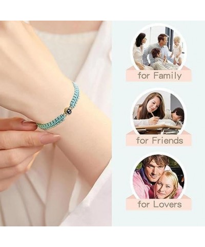 Personalized Bracelets with Picture Customized Projection Bracelets with Photos - Memorial Gifts for Women/Men/Family/Couple/...