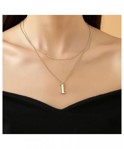 18K Gold Plated Initial Necklace for Women Lobster Clasp Letters Pendant Necklace Choker Chain Necklaces Gift for Women Girls...