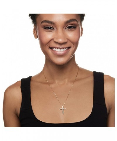 0.50 ct. t.w. Diamond Cross Pendant Necklace in 14kt Yellow Gold 18.0 Inches $339.75 Necklaces