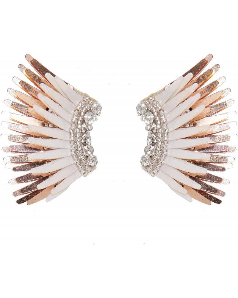 Mini Madeline Earring Ivory,Rose Gold $69.75 Earrings