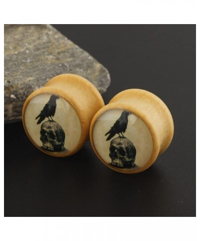 2 Pcs Wood Ear Gauges Ear Plugs Tunnels Body Piercing Jewelry 2g(6mm) 1/2"(12mm) StyleC $7.94 Others