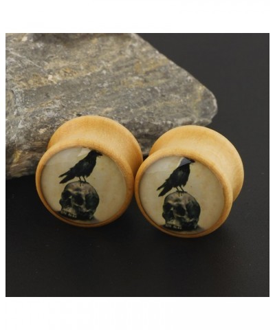 2 Pcs Wood Ear Gauges Ear Plugs Tunnels Body Piercing Jewelry 2g(6mm) 1/2"(12mm) StyleC $7.94 Others