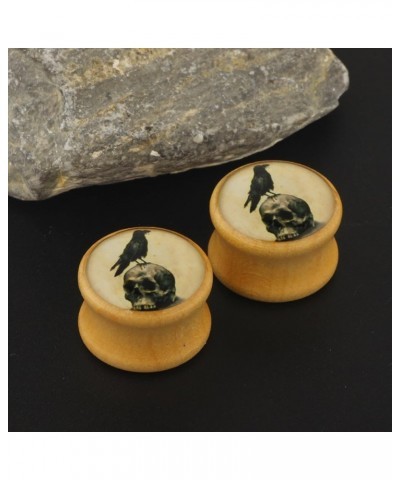 2 Pcs Wood Ear Gauges Ear Plugs Tunnels Body Piercing Jewelry 2g(6mm) 1/2"(12mm) StyleC $7.94 Others