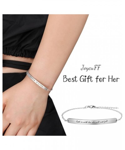 Personalized Gifts for Women Motivational Friendship Bracelets Inspire Mantra Message Engraved Best f*ck aunt ever $9.84 Brac...