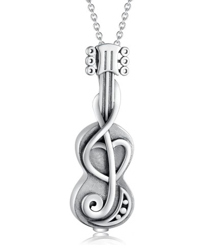 Paw Print/Tree of Life/Violin/Celtic Necklace 925 Memorial Necklace for Women Violin Urn Necklace $26.39 Necklaces