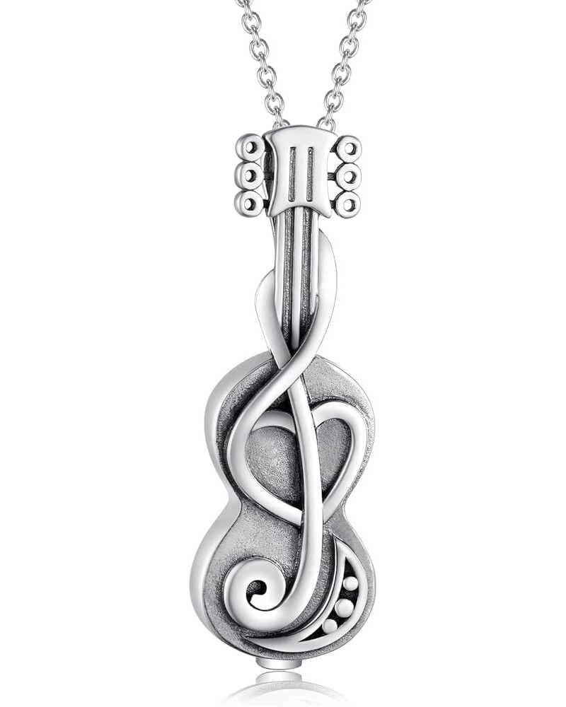 Paw Print/Tree of Life/Violin/Celtic Necklace 925 Memorial Necklace for Women Violin Urn Necklace $26.39 Necklaces