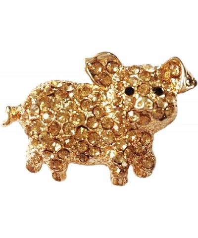 Women Rhinestone Inlaid Pig Brooch Pin Corsage Bag Badge Cloth Jewelry Accessory,Vintage Fashion Brooch Pins for Women Teen G...