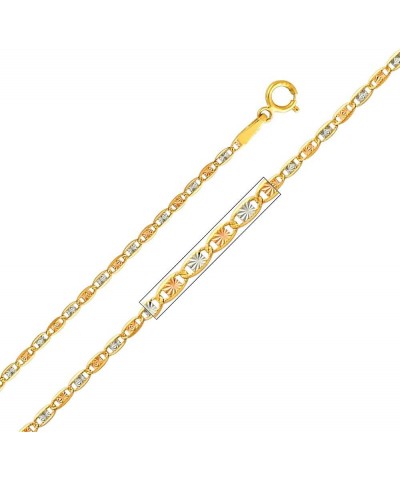 14k REAL Tri Color Gold 15 A?os Pendant with 1.5mm Diamond Cut Chain Necklace 20.0 Inches $62.62 Pendants