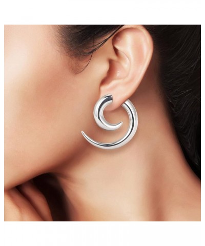 2pcs Stainless Steel Ear Spirals Tapers Gauges Body Piercing Jewelry 8G(3mm) $9.53 Body Jewelry