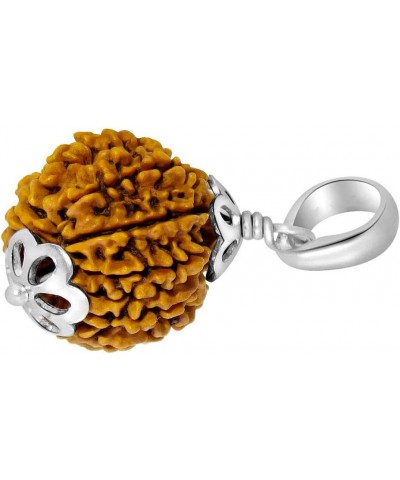 Choose Your Original Lab Certified Nepali Rudraksha 1 to 13 Mukhi Ganesha Gauri Shankar 925 Sterling Silver Pendant Astrology...