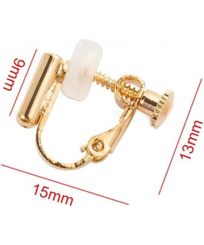 16 Packs Clip-on Earring Converter with Silicon Earring Pads, Easy Open Loop for DIY Earring and Turn Any Studs or Pierced in...