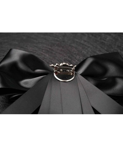 Rhinestore Crystal Dangle Wedding Party Bow Tie Women/Men Ribbon Pre Tied Neck Tie Adustable Brooch Pin Clip black/J20 $9.68 ...