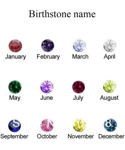 Personalized Birthstone Rings For Women 925 Sterling Silver Custom Name Ring Grandma Mothers Day Birthday Gifts Style 10 $25....