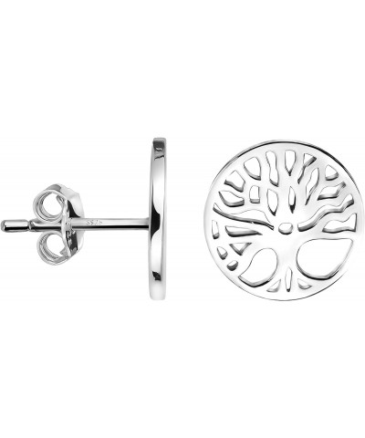 Women's Earrings 925 Silver - Tree of Life Stud Earrings - 20486 $11.70 Earrings