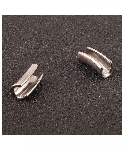 2PCS Basic style Hypoallergenic Stainless Steel Plugs Ear Gauges Cuff Tunnels Piercing Expander Stretchers Fashion Body Jewel...