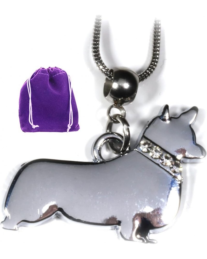 Dog Necklace Corgi $16.48 Necklaces