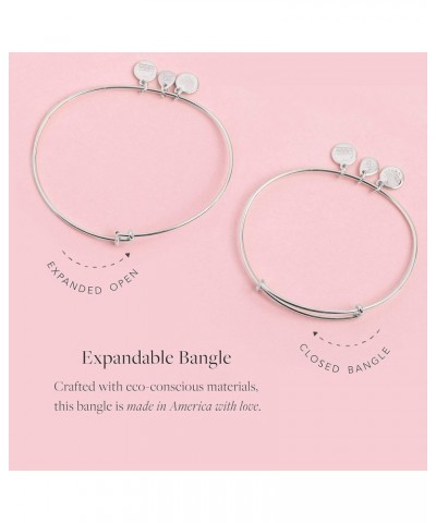 Initial S III Bangle Bracelet One Size Shiny Silver $12.18 Bracelets