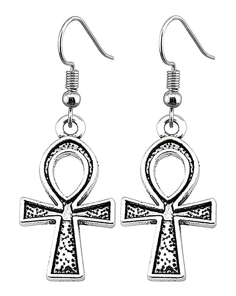 Pharaoh Ankh cross child jewelry korean fashion Earrings 1pair-25x14mm-V-K1406-B12267 $4.34 Earrings