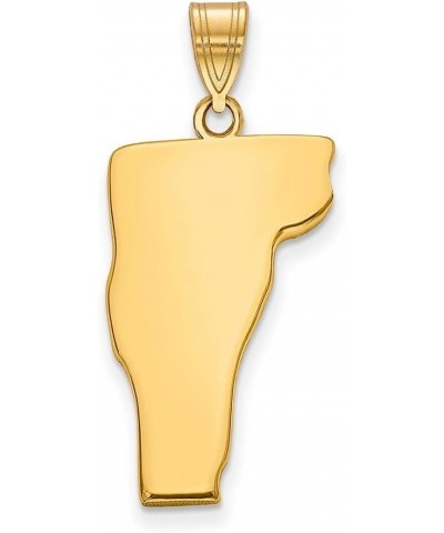 14k Yellow Gold State Pendant Fine Jewelry For Women State: Vermont $54.45 Pendants