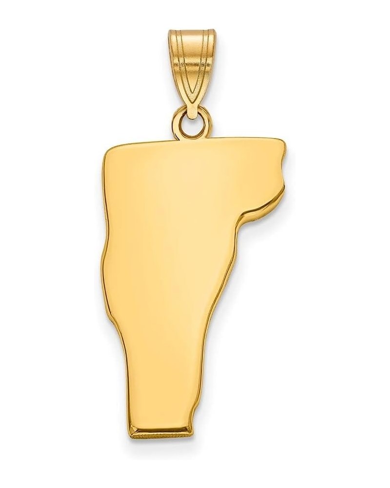 14k Yellow Gold State Pendant Fine Jewelry For Women State: Vermont $54.45 Pendants