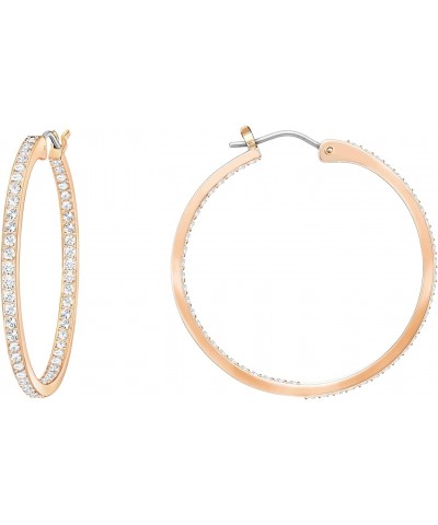 5528459 Rose Gold Tone Plated Sommerset Women's Hoop Earrings $49.92 Earrings