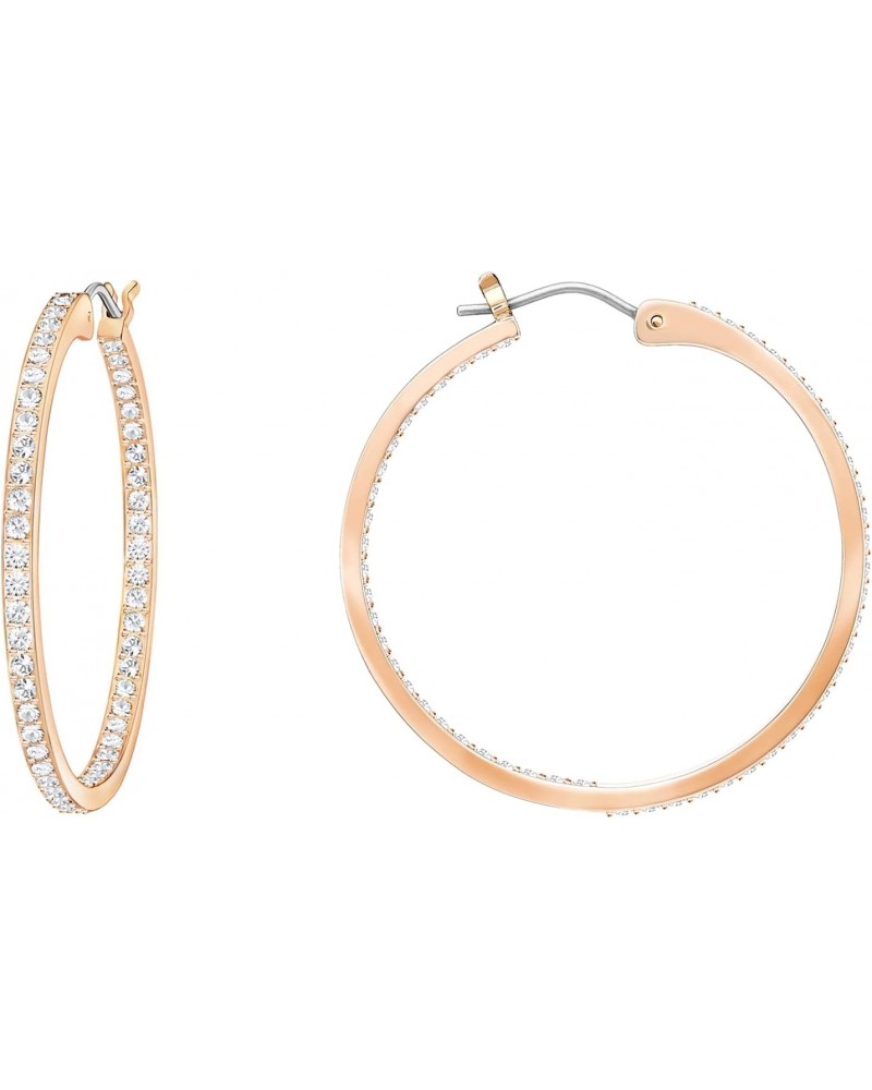 5528459 Rose Gold Tone Plated Sommerset Women's Hoop Earrings $49.92 Earrings