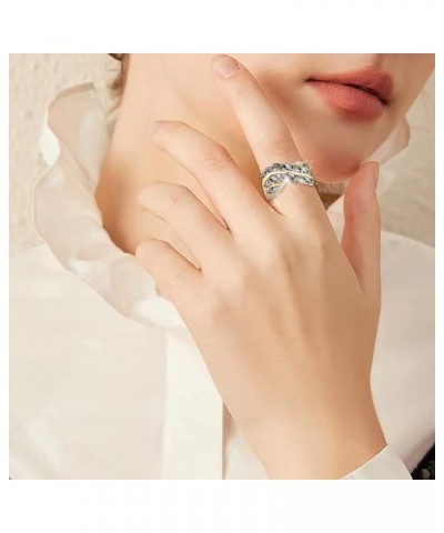 Colored Rhinestone Ring for Women Fashion Jewelry Popular Accessories for Wife Teen Girl Jewelry (Gold, 7) Gold 11 $8.76 Rings