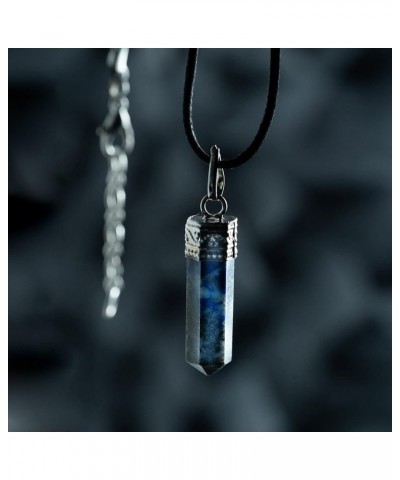 Crystal Pendant Necklace - Handmade with Ethically Sourced Crystal Healing Necklace - Authentic Jewelry for Men & Women Lapis...