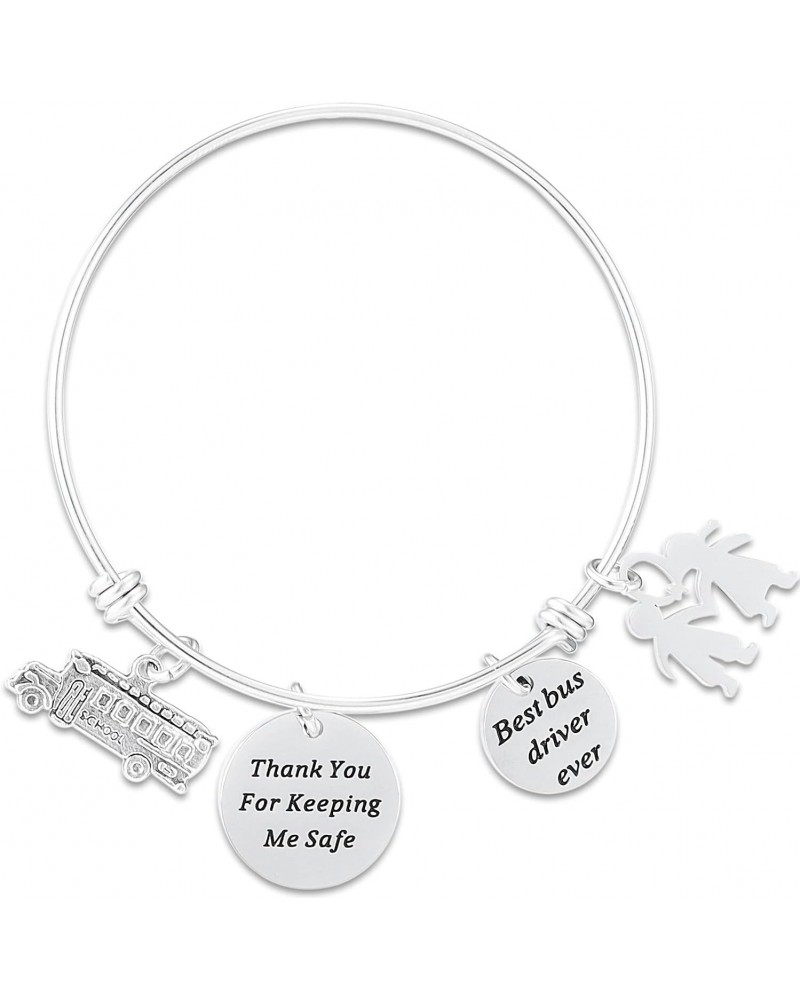 Bus Driver Bracelet Thank You Keeping Safe End of Year Gifts for School Bus Drivers $9.13 Bracelets